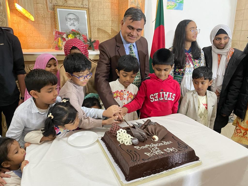 মিশরে বঙ্গবন্ধুর জন্মদিন ও জাতীয় শিশু দিবস উদযাপন।