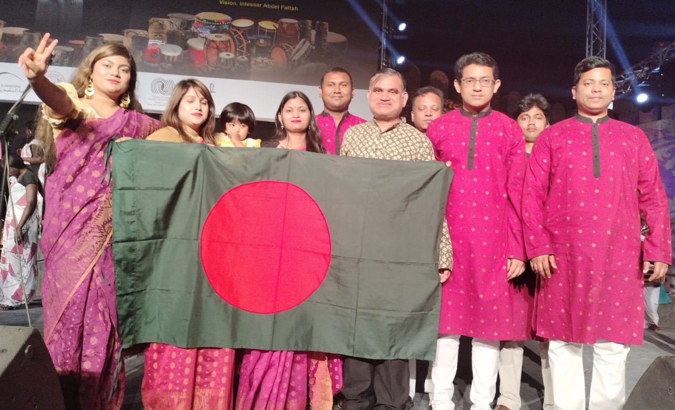 মিশরে আন্তর্জাতিক ঢোল উৎসবে বাংলাদেশী সাংস্কৃতিক দল